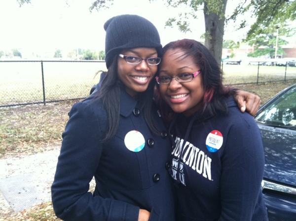 RDanielsDC's tweet image. Student at ODU says &quot;it feels good to vote for President Obama &amp;amp; vote for the first time.&quot; #VoteObama