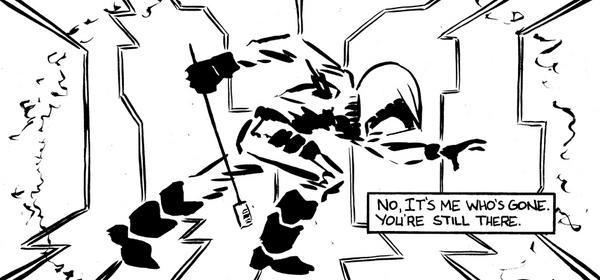 Marching through a furnace. From my <a href="/RetrofitComics/">Retrofit Comics</a> book 4090