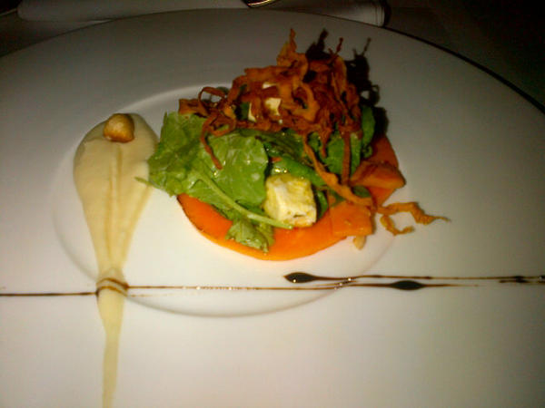 square_the's tweet photo. Menu Du Jour now @ The Square Pumpkin and Watercress salad http://t.co/NWg9Wie8