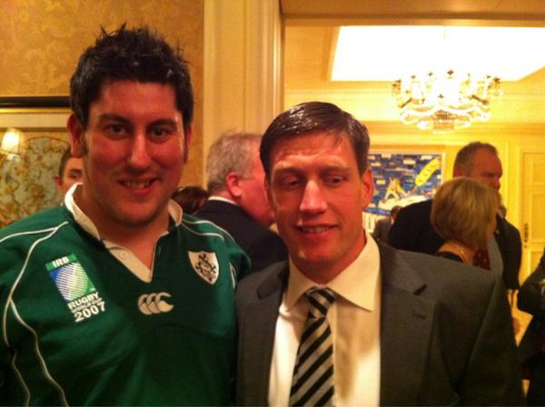 paddypower's tweet photo. RT @padraig_fox ROG spying some Lucozade Sport out of the corner of his eye... #IRLvsSA http://t.co/EEzdMei2