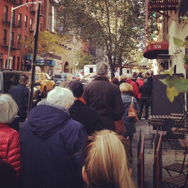 LGGodt's tweet image. Line to vote on UES... #democracyinprogress