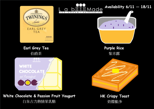 Lab_Made's tweet image. Liquid Nitrogen Ice Cream Current Flavours! 6/11 - 18/11