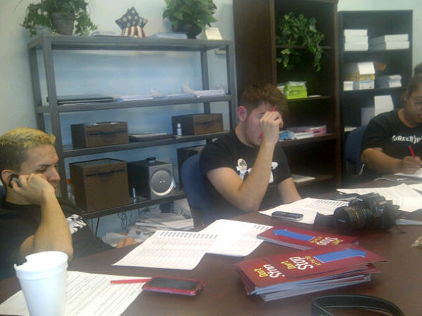 DREAMBigVegas's tweet photo. #DBV making phonecalls for @StevenHorsford @Berkley4Senate and @BarackObama candidates who support #DreamAct #Vote2012 http://t.co/aHOYKvmj