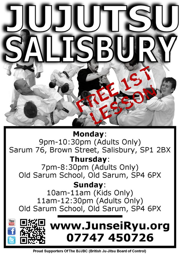 JunseiRyu's tweet photo. New club poster for the Junsei Ryu Jujutsu #Salisbury (#Wiltshire) branch. Please #RT #Jujutsu #jujitsu #jiujitsu #JJ http://t.co/Ky6rPU9I