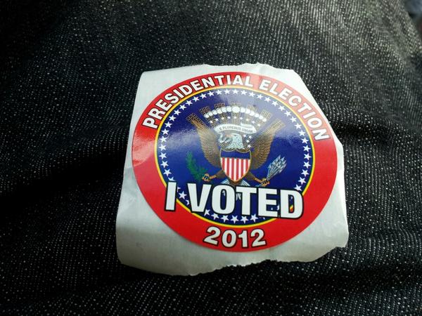 stevendotharris's tweet photo. Rock the vote!! http://t.co/7ov64LTp