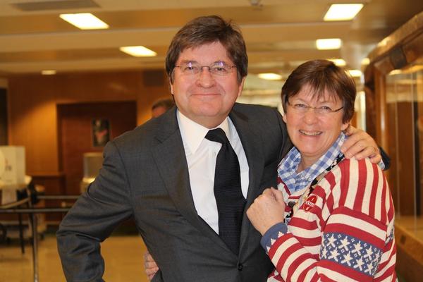 PeterSCooke's tweet photo. #VinceRampton, an excellent candidate for #utah lieutenant governor, and his wife Janice voted this morning. #cutepic http://t.co/TX5e3x9I