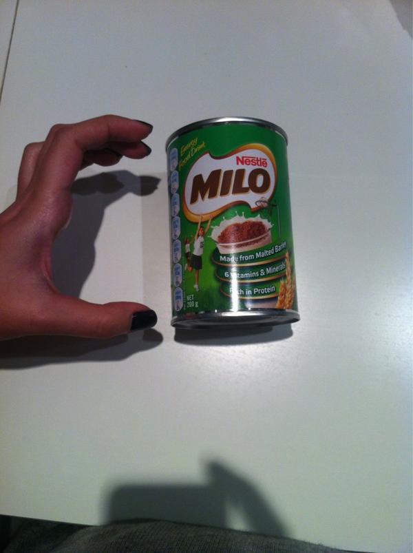 lcm_sg's tweet image. Who pays £4.50 for a 10cm tin of Milo? ...And who buys Milo from Selfridges? My Dad, evidently. #wastemoney #boliao