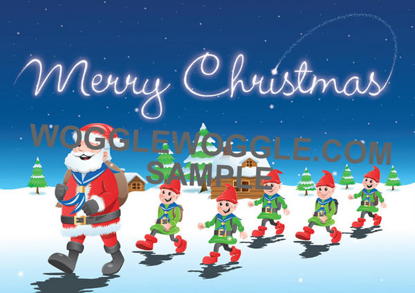 NEW PRODUCT SNEAK PEAK: Our #scout themed Christmas cards are going to the printer tomorrow. Here's a sneak peak
