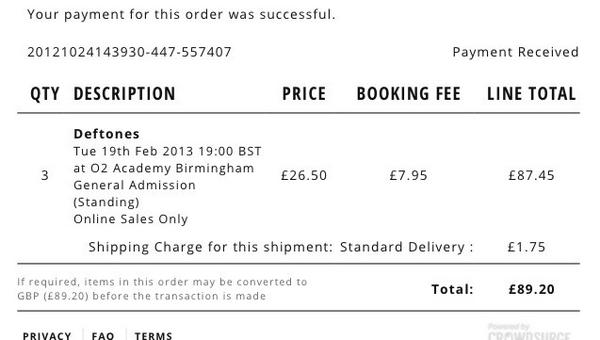 georgemarkhardy's tweet image. Cant wait! #deftonesband #birminghamo2 @wheresgeena