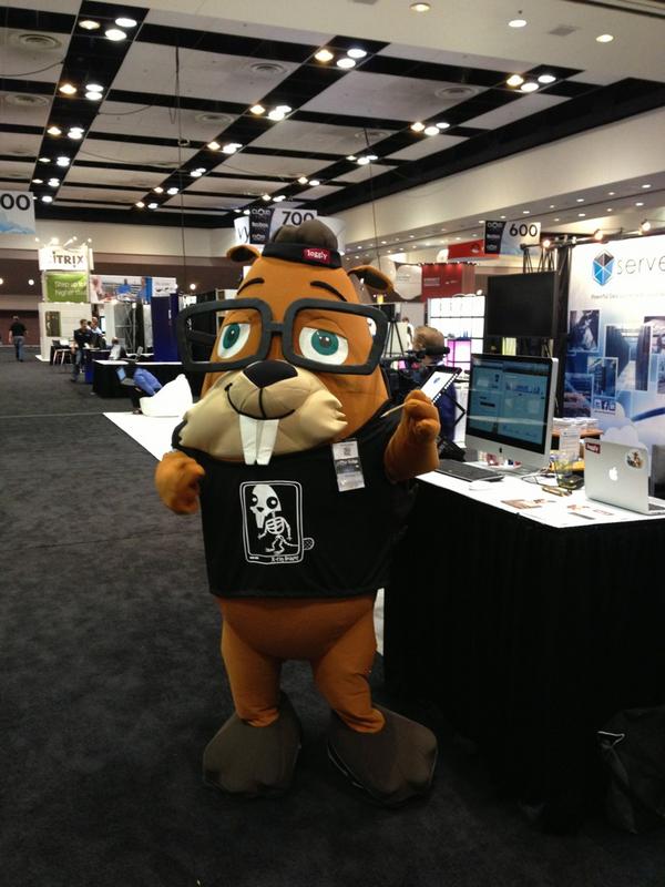 trendmedia's tweet photo. If at #CloudExpo, we hear the @Loggly mascot , #Hoover, is giving out excellent swag. See if you can find him. http://t.co/n1FuP0TL