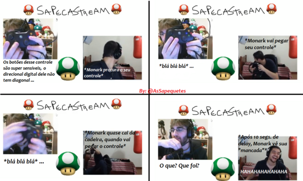 AsSapequetes's tweet image. Presentinho procês @BRKsEDU  e @RandonsPlays! Vai ficar na história kkkkkkkkkkkk pobrezinho do mano Monark..