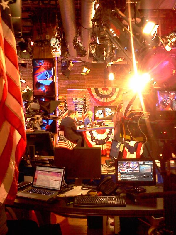 daretoeatapeach's tweet image. #current2012 studio. #election2012