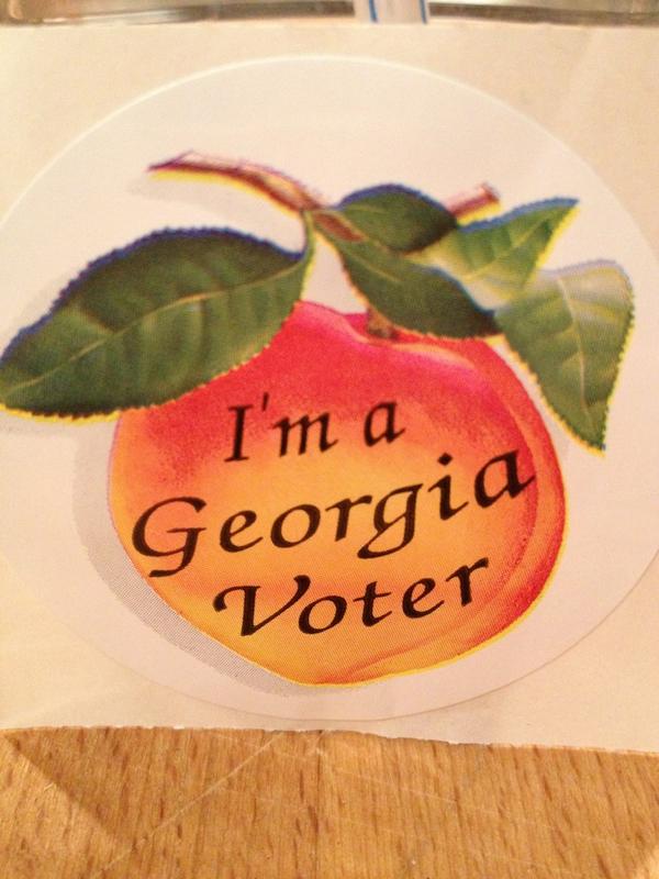 MrsBWall's tweet photo. I made my choice! #VOTED http://t.co/fASEd2jE