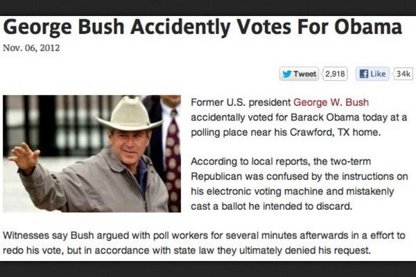 SheezyD's tweet photo. Go Bush lmaoo. http://t.co/LfCu9CIF