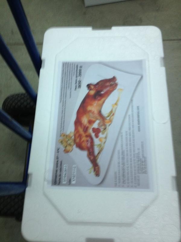 Promoción medio cochinillo para Navidad.precio especial y en 20 minutos hecho