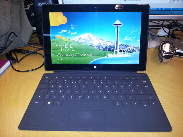 the_ape's tweet image. Hello WindowsRT powered Microsoft Surface #WindowsRT #surface