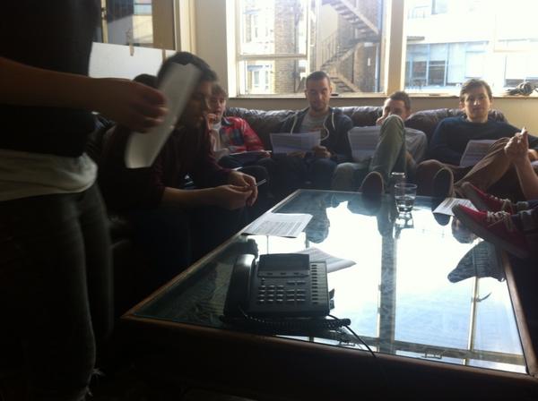 DefectedRecords's tweet photo. Big production meeting! Already looking at 2013 new releases #DefectedFuture http://t.co/udyx65Or