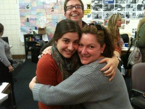 rachelsosin's tweet image. Rachel and Rachel! And @kylemcdermott #1boss