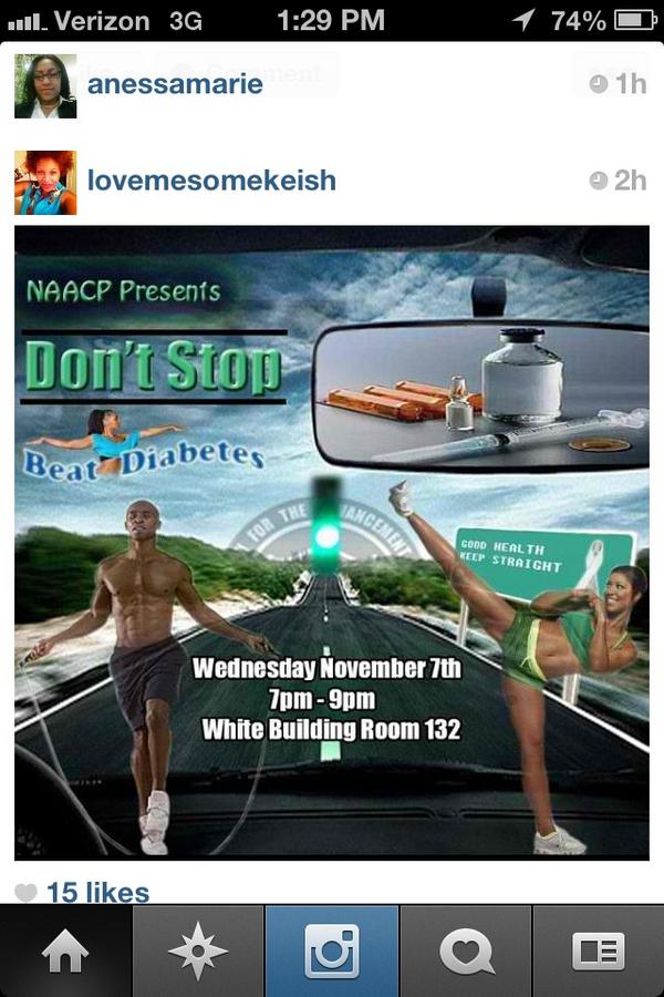 EiM_PSU's tweet photo. Another opportunity to get moving Penn State! Support NAACP on campus... Stop by the white building tonight! http://t.co/eUcctGeK