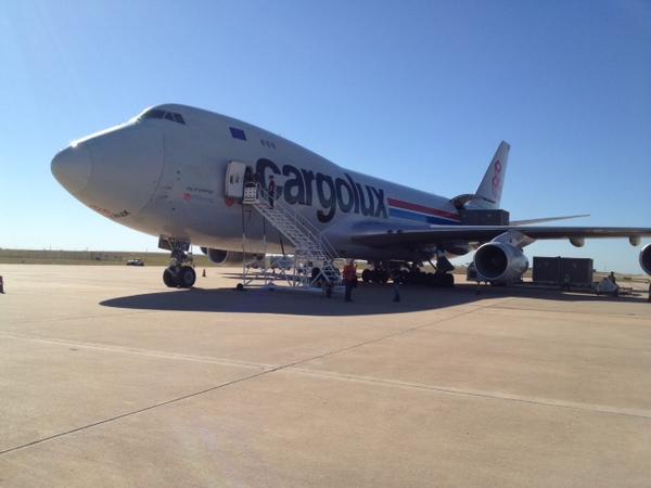 COTA's tweet photo. They're here! The F1 teams have started to arrive for the #USGP! Retweet if you're ready for the race! http://t.co/bgsrtiP8