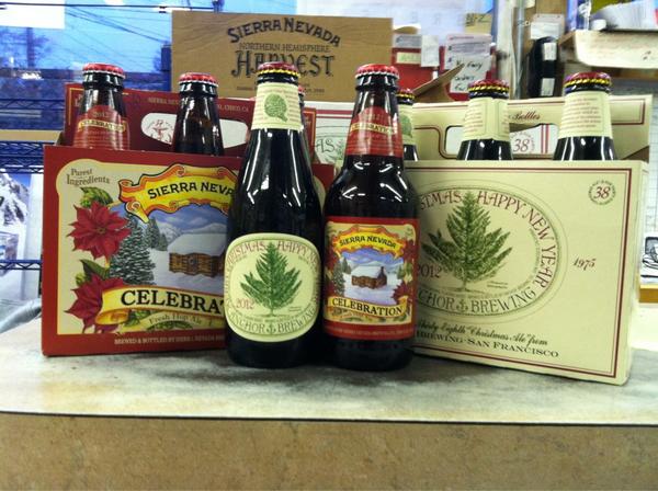 IslipColdBeer's tweet photo. Come try our first of many Christmas beers! The anchor steam Christmas ale and Sierra Nevada Christmas came in today! http://t.co/oJ5QHN3Q
