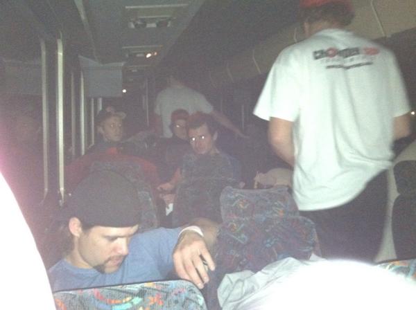 Train2Domin8's tweet photo. Different bus. Same driver http://t.co/f8p9YTx0