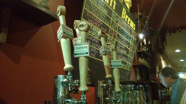 TelegraphBrew's tweet photo. Great line up of our beers at @localhabitSD tonight! We're here til 9, come by and say hello &amp; drink some rare beers! http://t.co/BWeq6C4M