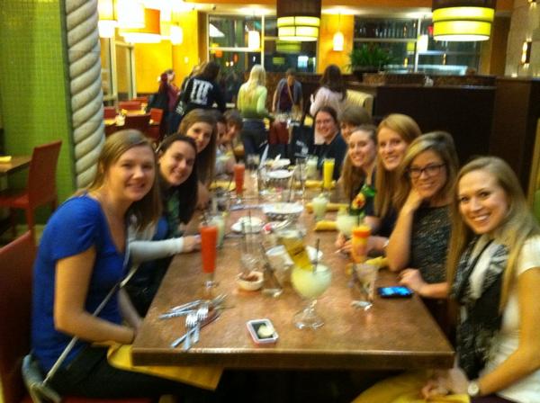 UC_SWE's tweet image. #SWEsters out to dinner! Loving Houston's Mexican food scene!
