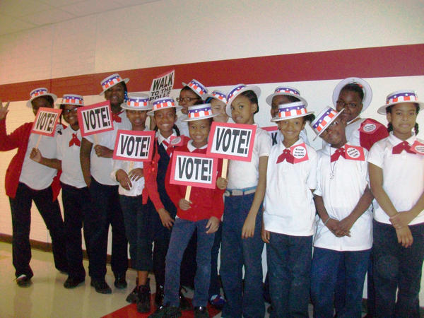 McCullough Girls Academy joined the rest of the nation in Tuesday's Presidential Election by hosting a mock electionl.