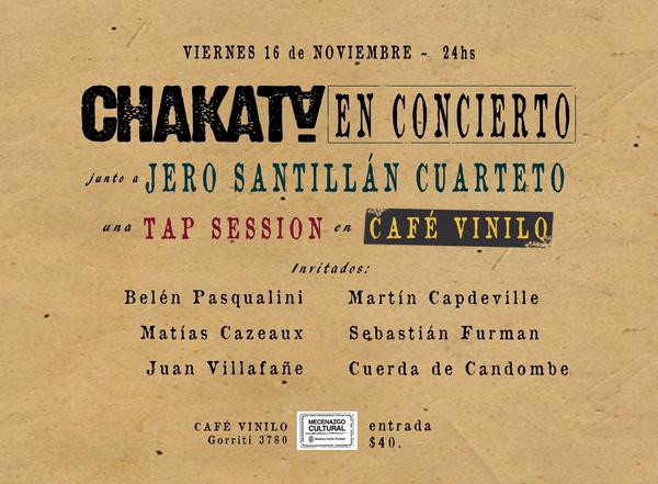 El viernes 16, los esperamos en Vinilo!!!