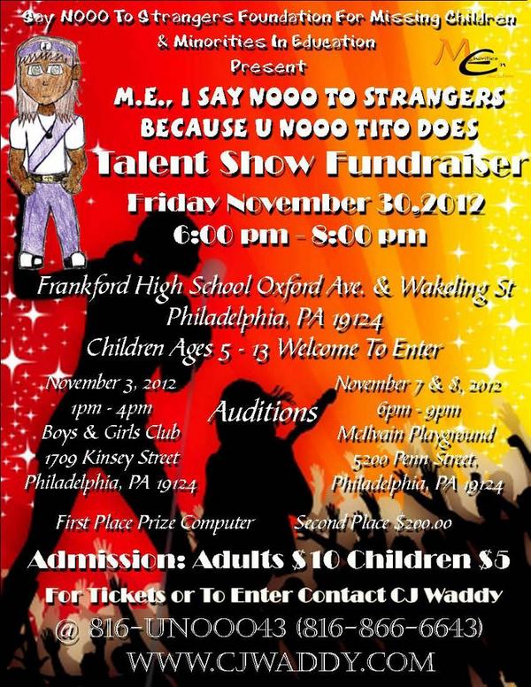 CjWaddy's tweet photo. Last day to audition for the talent show! 6-9pm @ McIlvain Playground @ Penn &amp; Pratt Sts. Auditions indoors! http://t.co/ZGbdmSho