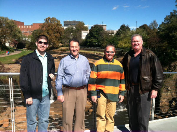 Dustin, John, and CMC Gas visitors