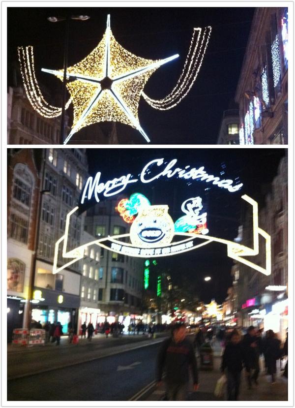 #Christmas is coming :) #Oxford Street #London