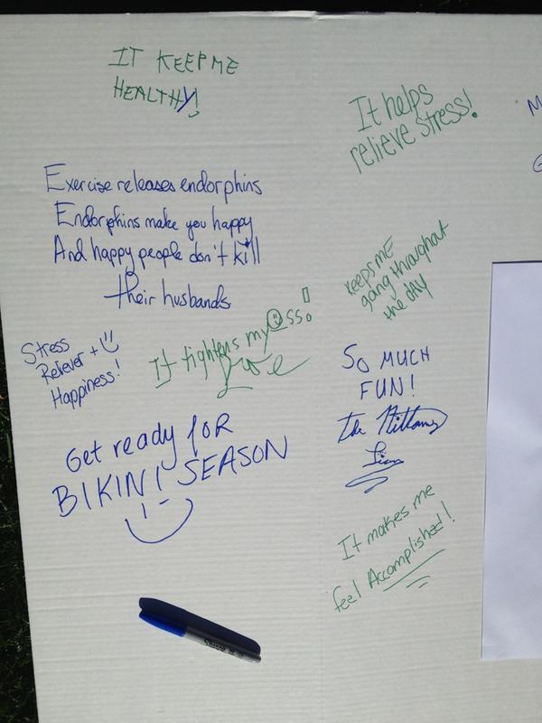 EiM_PSU's tweet photo. Why do you exercise? #EiM http://t.co/SyIv1Mws