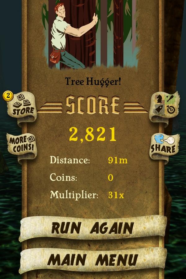Princessjan's tweet photo. I got 2,821 points while escaping from demon monkeys. Beat that! http://t.co/hg7jWzde #TempleRun http://t.co/xkPipX5Y
