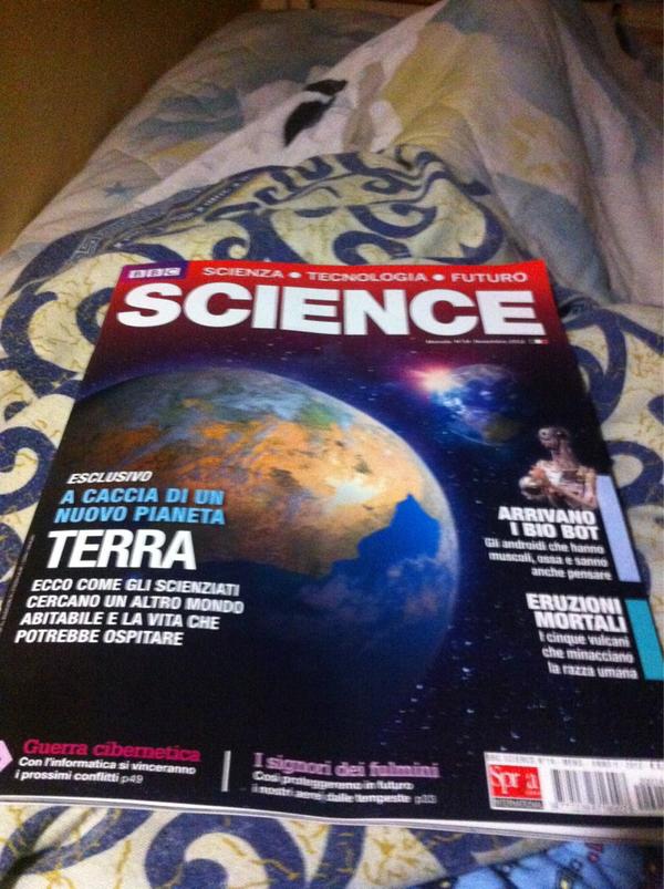 angelosalatino's tweet image. Finalmente è arrivato il nuovo numero. Mi godo una buona lettura prima della nanna #BBCSCIENCE