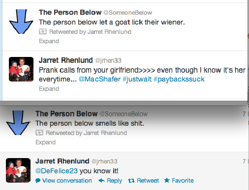 MacShafer's tweet image. @jrhen33 HAHAH your an idiot #planbackfired :p