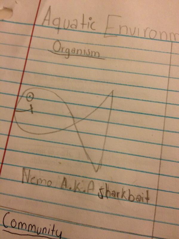 ratlyson's tweet image. #sciencehomework #sharkbait