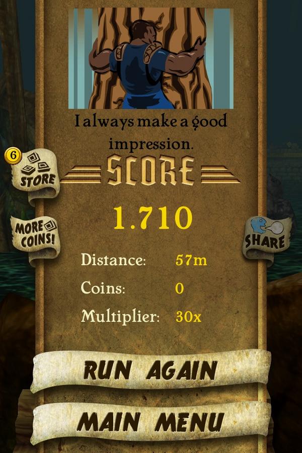 gulcanekingen's tweet photo. I got 1.710 points while escaping from demon monkeys. Beat that! http://t.co/mtjjUuoM #TempleRuno http://t.co/ueWtF43T