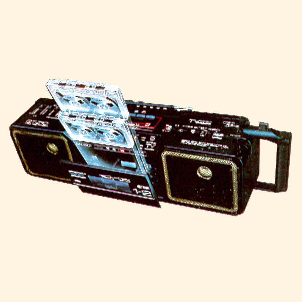 SHARP ラジカセ　QT-Z6 TWINCAM Wテレオダブルカセット SHARP ラジカセ QT-Z6 TWINCAM Wテレオダブルカセット