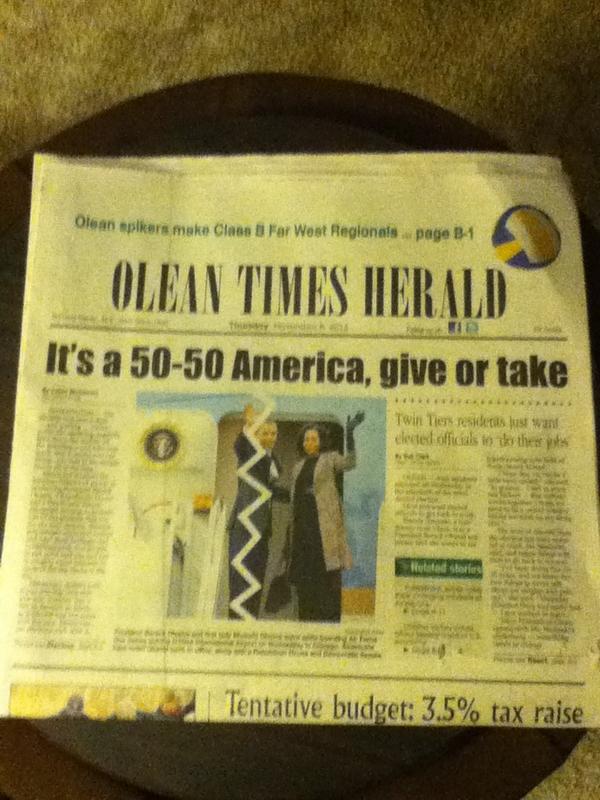 mcashing's tweet image. Can you tell that the editor of OTH is pissed about this election? #notProfessional #cancelSubscriptionPlease