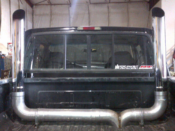 DieselBob_73's tweet image. 5&quot; x 36&quot; chrome mitres #StackIdeas @_dieselpower_