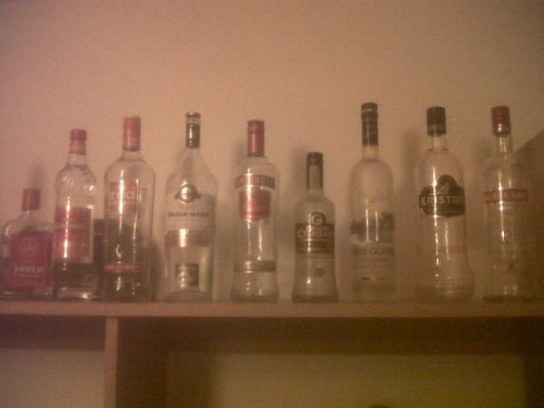 kieronlangley's tweet image. Coming along nicely ! #vodkacollection