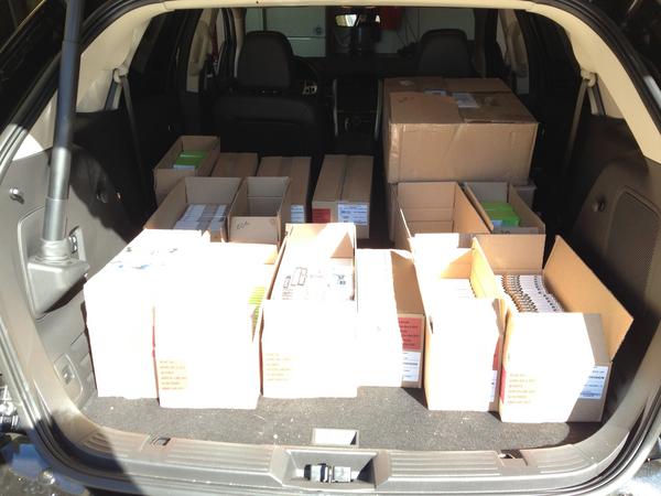 EdMartinLKN's tweet photo. Want to see how the teams get their copies of #NTGIL http://t.co/IAXrCae3