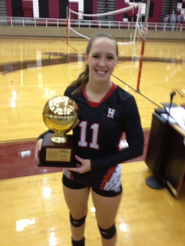 ERStutts's tweet image. My Girl!#HawkVolleyball