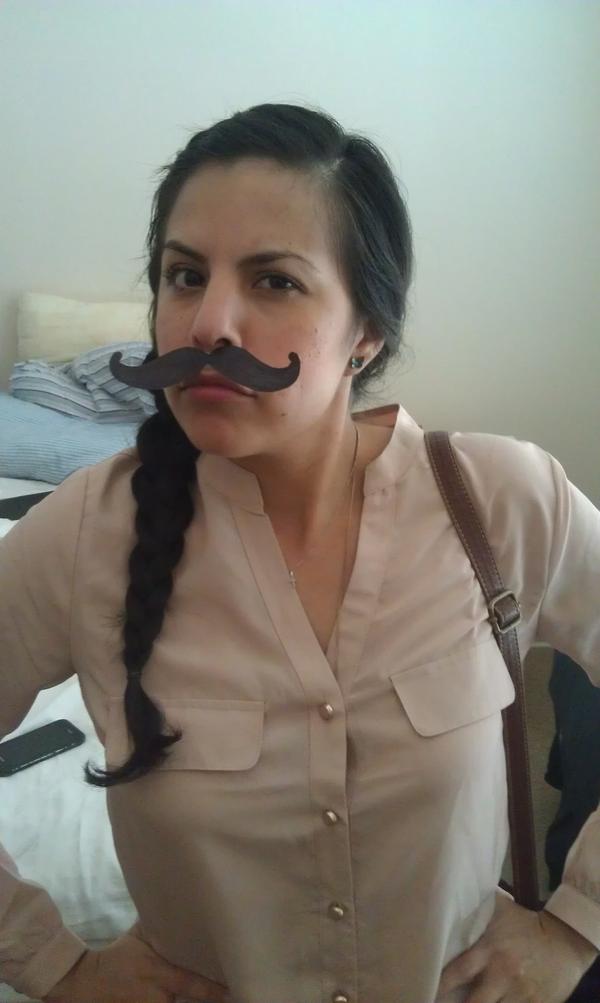 CoachRose3's tweet photo. My partner in crime. #movember http://t.co/2OjzbOP5