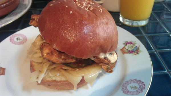 Dirty bird from Reuben Hills, yummy