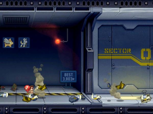 wilsoftware's tweet image. I just flew 785m in an action packed game of Jetpack Joyride on iPad. Beat that! bit.ly/rKuWqK