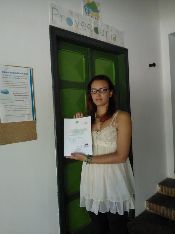 CEUSBSL's tweet image. Entrega de Reconocimiento a la Secretaria  del @CEEUSBSDL