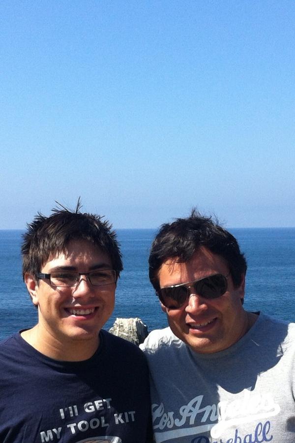 MikeShipp1's tweet photo. Harry and I in Laguna, wish we were back there now! It's coooold here in Jackson. http://t.co/5Y5BCs2K